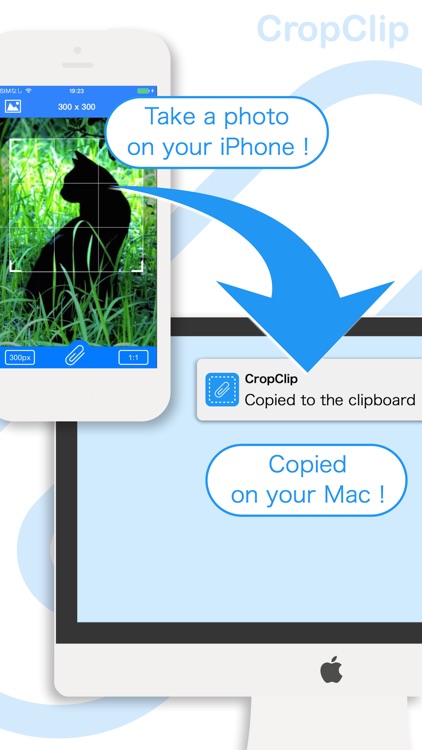 CropClip - Take a photo to your desktop