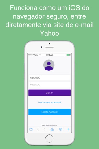 Safe web for Yahoo: secure and easy email mobile app with passcode. screenshot 2