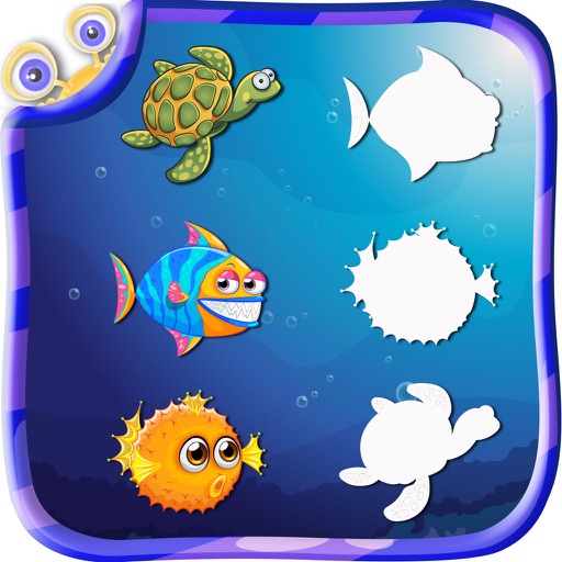 Sea Creatures Puzzle : Sweet Fish Matching Game for Kids