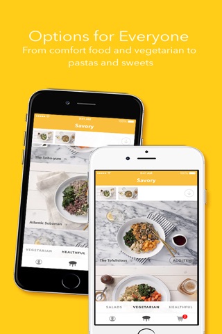 Savory - Made to Order Meals that Come to You. screenshot 3
