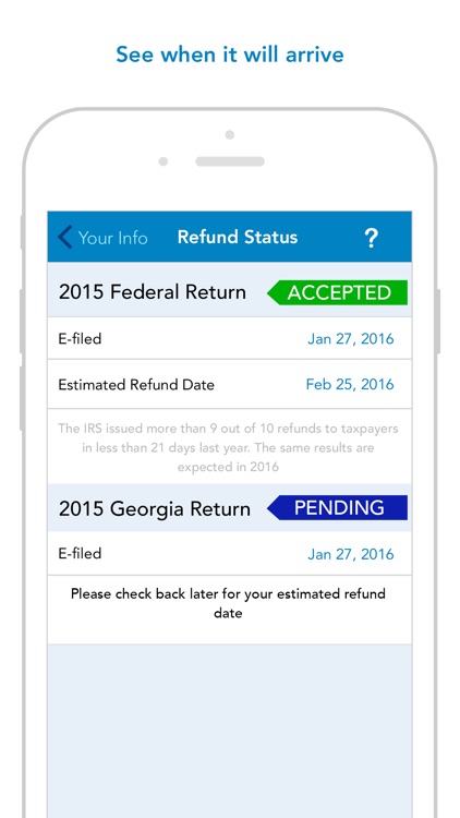 MyTaxRefund - Track your refund status