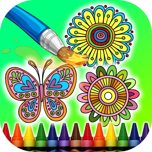 Coloring Book Mandalas iOS App