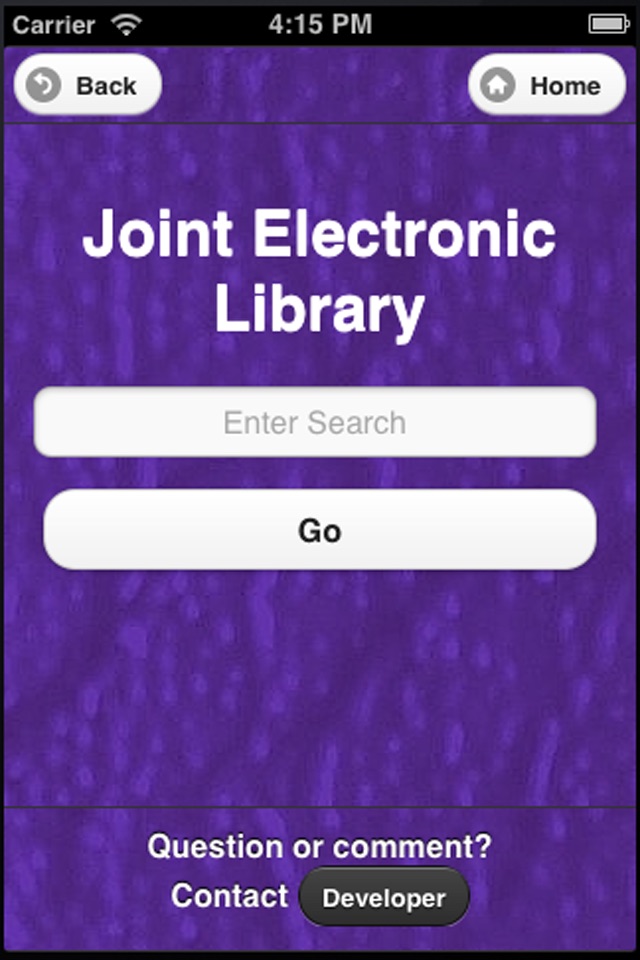 Joint Electronic Library screenshot 2