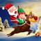Santa Claus Ride on Reindeer