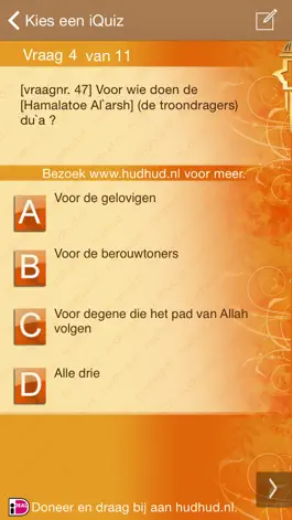 Game screenshot iQuiz- Meer dan 500 vragen en antwoorden over de islam hack