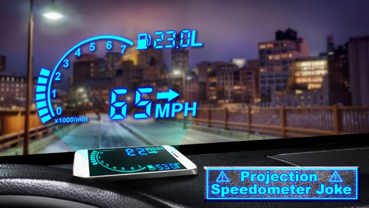 Projection Speedometer Joke