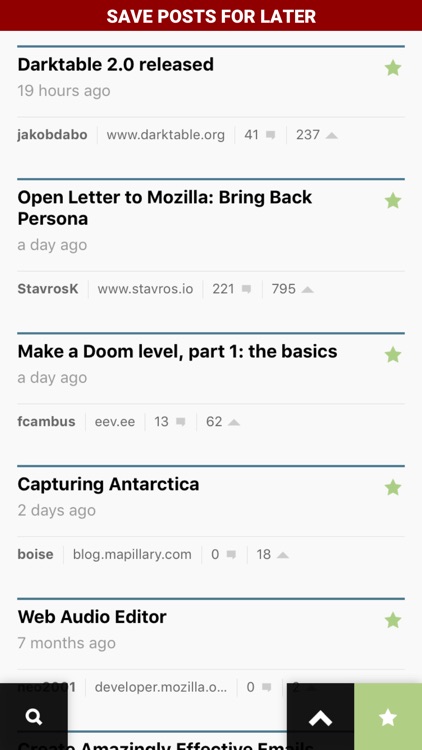 HNZ — A Hacker News Reader screenshot-3