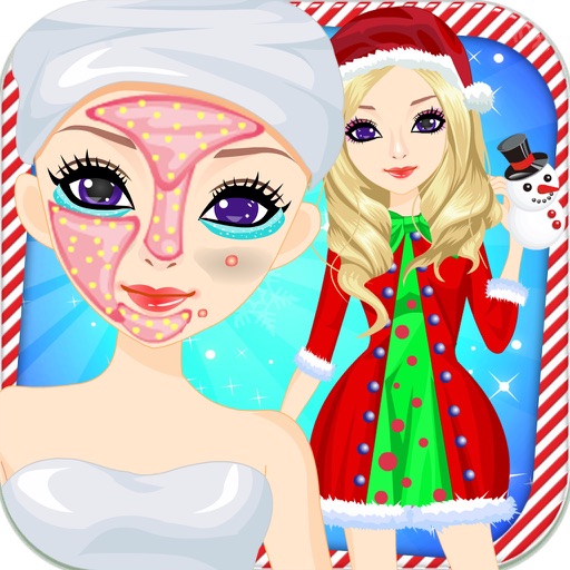 Miss Santa Makeover,Make Up & Dress Up Salon Games Icon