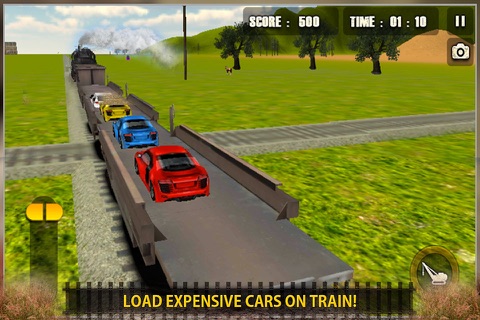 Real Cargo Bullet Train Driving 3D Simulator screenshot 4