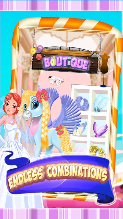 Unicorn & Pony Wedding Day - A virtual pet horse marriage makeover game