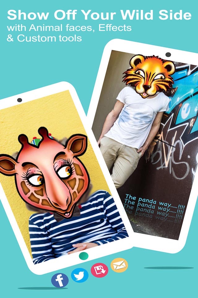 Insta Animal Face Maker Pro -  Change Your Face with Animals Stickers screenshot 2