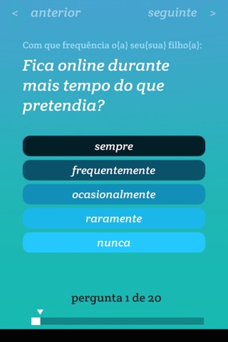 Questionario de dependencia da Internet screenshot 2