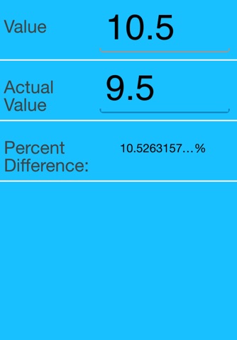 Percent Error Calculator screenshot 2