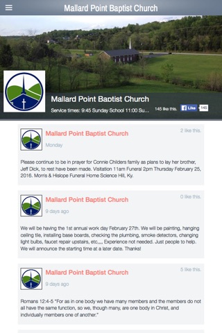 Mallard Point Baptist screenshot 2