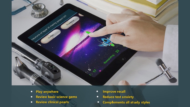 USMLE Step 1 & COMLEX Level 1 Game: Rapid Review of High Yield Test Questions (MCQs) for the Medical Licensing Board Exams (SCRUB WARS) FULL screenshot-0