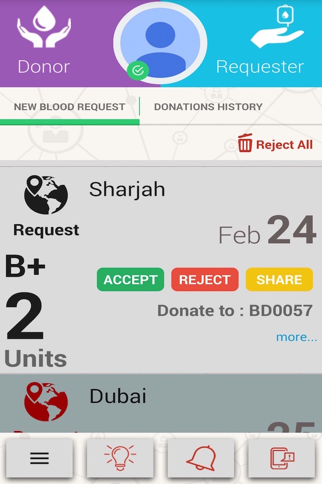 iCare Blood Donation screenshot 2