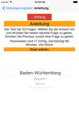 Einbürgerungstest - Deutsch - Voraussetzung für die Staatsbü(圖4)-速報App