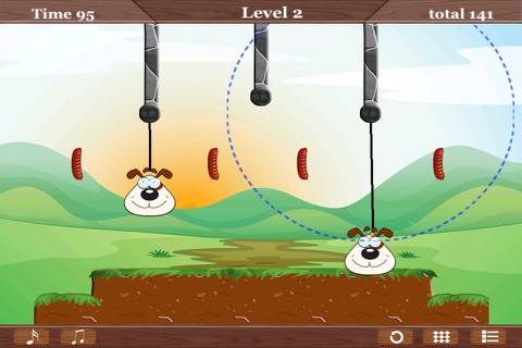 Rope and Sausage Challenge- Feed the Hungry Baby Puppy screenshot 2