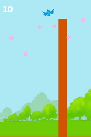 Flying Sakuras Free - Live classic sweat with pink bird game App screenshot 2