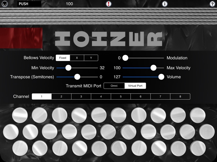 Hohner MIDI SqueezeBox - Three-Row Button Accordion MIDI Controller