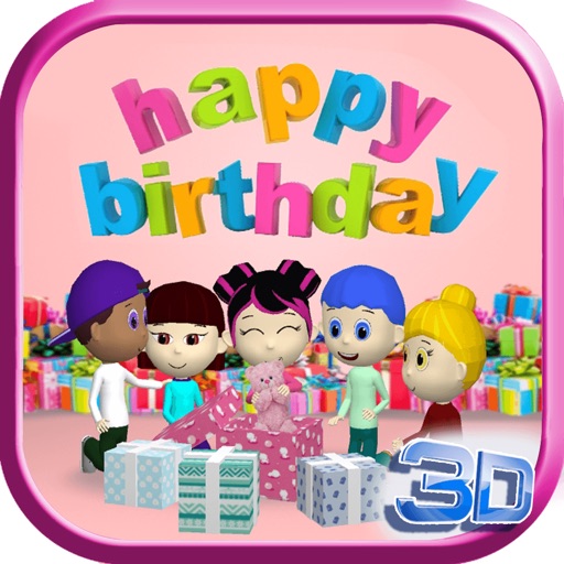 Happy Birthday 3D - nursery rhyme for kids