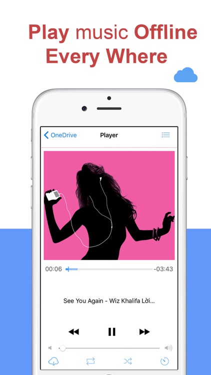 Free Music - Player & Streamer for Dropbox, OneDrive & Google Drive