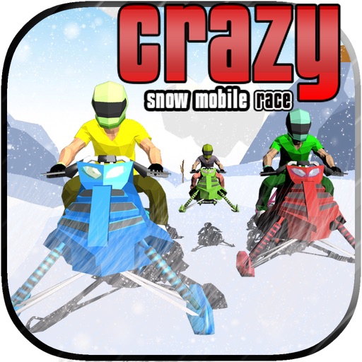 Crazy Snow Mobile Race iOS App