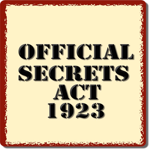 The Official Secrets Act 1923 icon