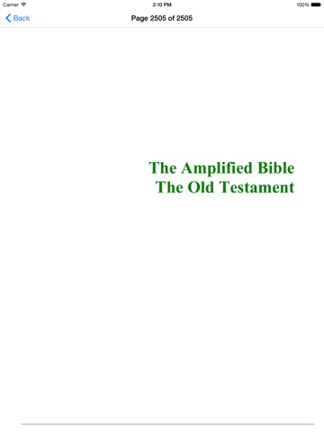 Amplified Bible Offline HD screenshot 2