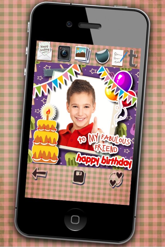 Create happy birthday greetings screenshot 3