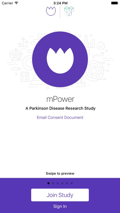 Parkinson mPower study app