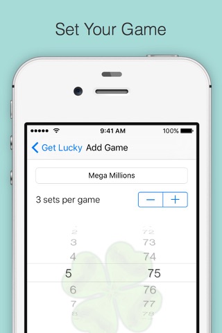 Get Lucky, Lottery Number Generator screenshot 3