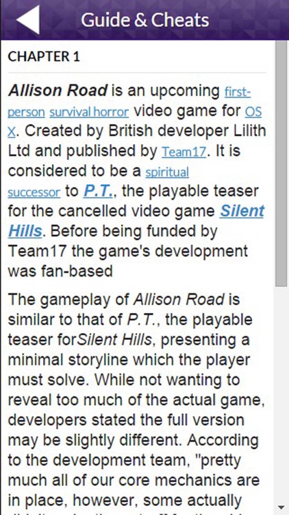 PRO - Allison Road Game Version Guide