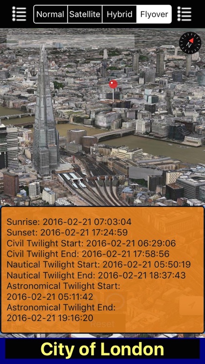Sunset and Sunrise with NOAA Radar 3D Pro screenshot-3