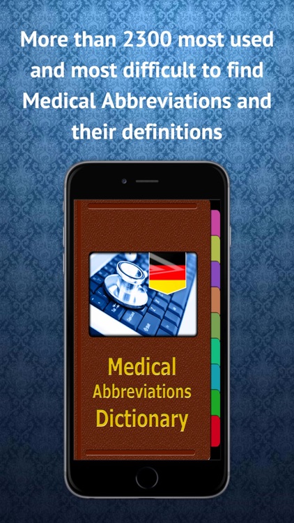 Medical Abbreviations German