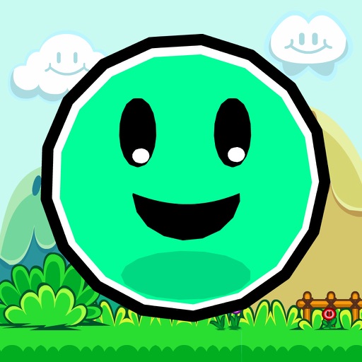 Jumpy Smiley - The endless adventures of a bouncing skippy geometry ball Icon