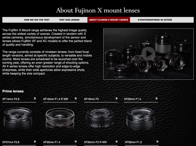 Fujifilm X mount Lenses(圖4)-速報App