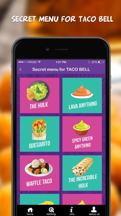 Secret Menu for Taco Bell