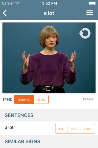 ASL Dictionary from NTID: Modified for Younger Users screenshot 3