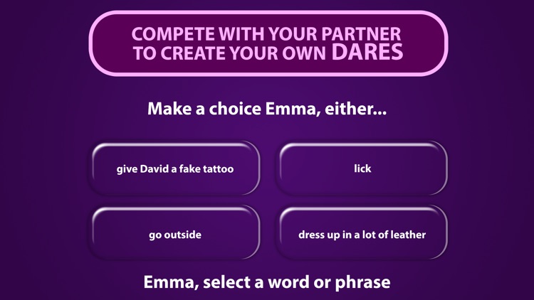 Dare Maker - A Sex Game For Couples