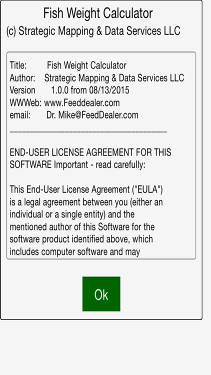 Wild Fish Weight Calculator screenshot-3