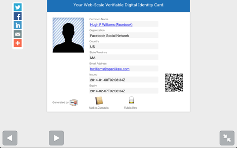 YouID -- Credentials Generator screenshot 3