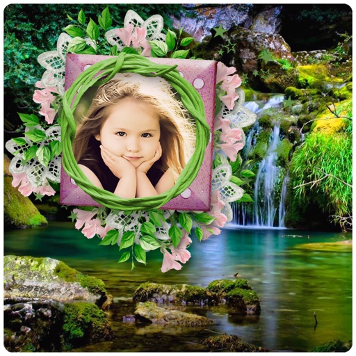 Waterfall Photo Frames - Free