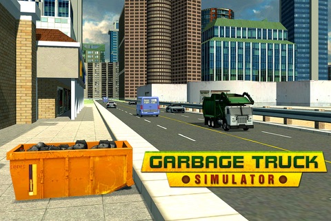 Garbage Truck Simulator 3D – trash sweeper simulation game screenshot 2