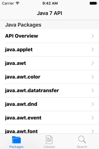 JDoc - Java 7 API screenshot 3