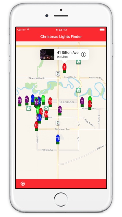 Christmas Lights Finder - Brandon Manitoba