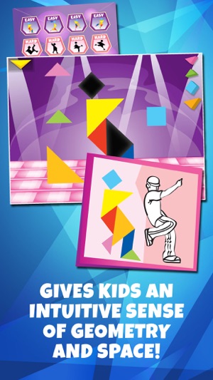 Kids Learning Puzzles: Dance, Tangram Playground(圖2)-速報App