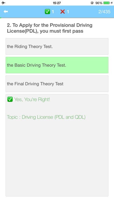 How to cancel & delete Basic Theory Test Singapore ( BTT Test SG ) from iphone & ipad 2