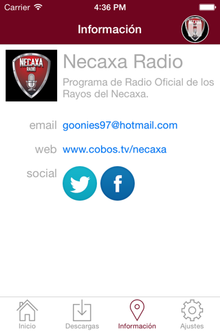 Necaxa Radio screenshot 3