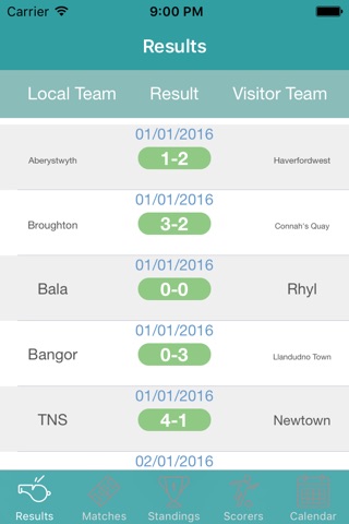 InfoLeague - Information for Welsh Premier League - Matches, Results, Standings and more screenshot 3